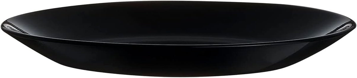 Arcopal Zelie sort spisestel i glas, 12 dele, 4 steder, sort