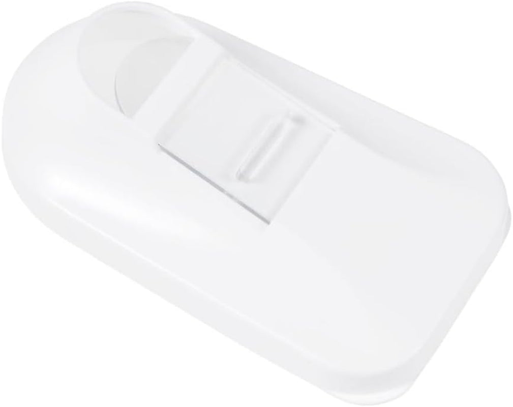 keeper hældeboks til tørre forsyninger, trinløst justerbart doseringslåg, plastik, 500 ml, 8 x 4,5 x 15 cm, Paola, hvid Madopbevaringsbokse Naty Shop