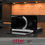 Ritter Icaro 5 multifunktions foldemaskine og brødskærer i metal med miljøvenlig motor, fremstillet i Tyskland sønderdele og skæremaskiner Naty Shop
