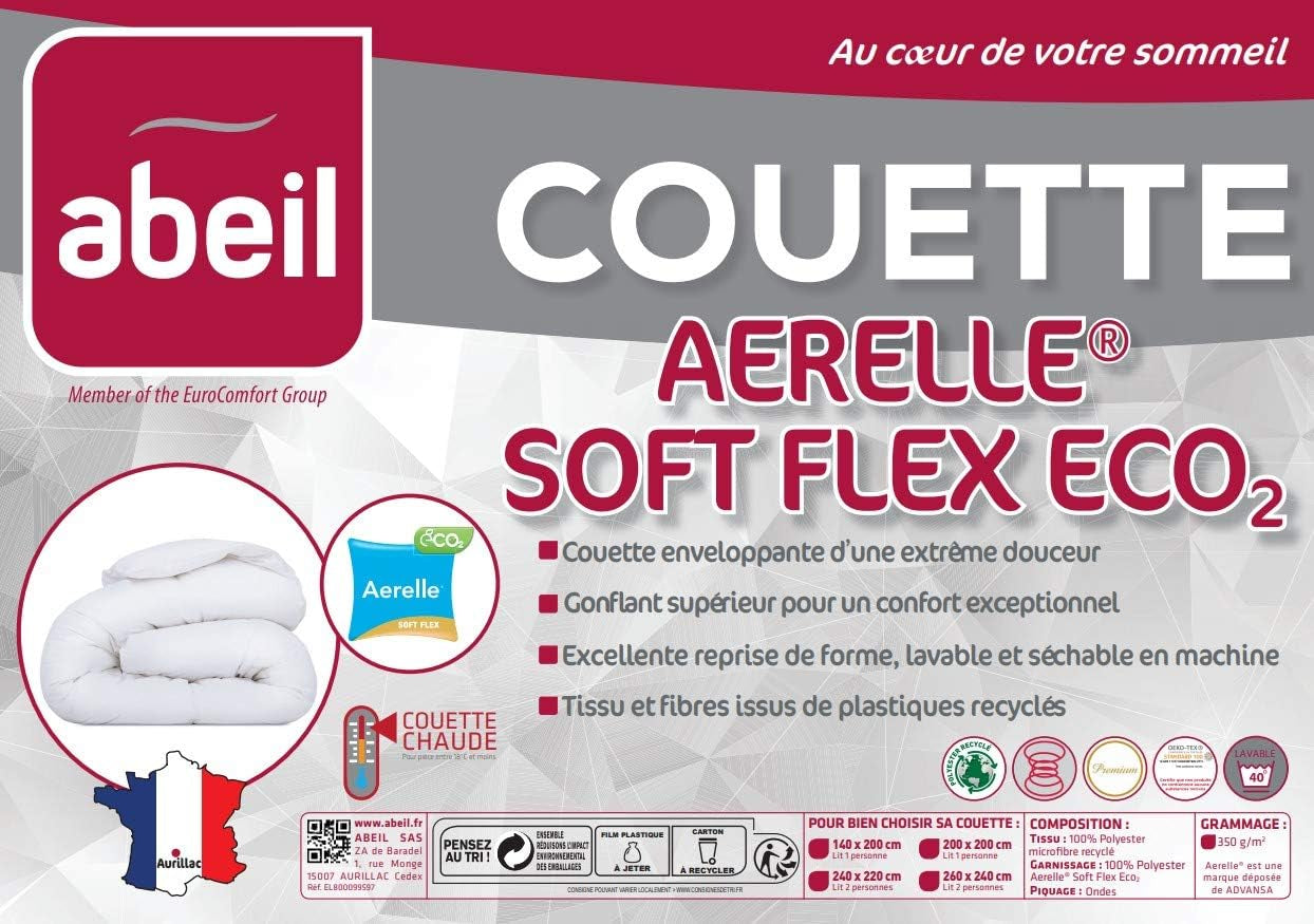 Premium dyne Aerelle Soft Flex Eco'' 140 X 200 Cm Dyner og dyner Naty Shop