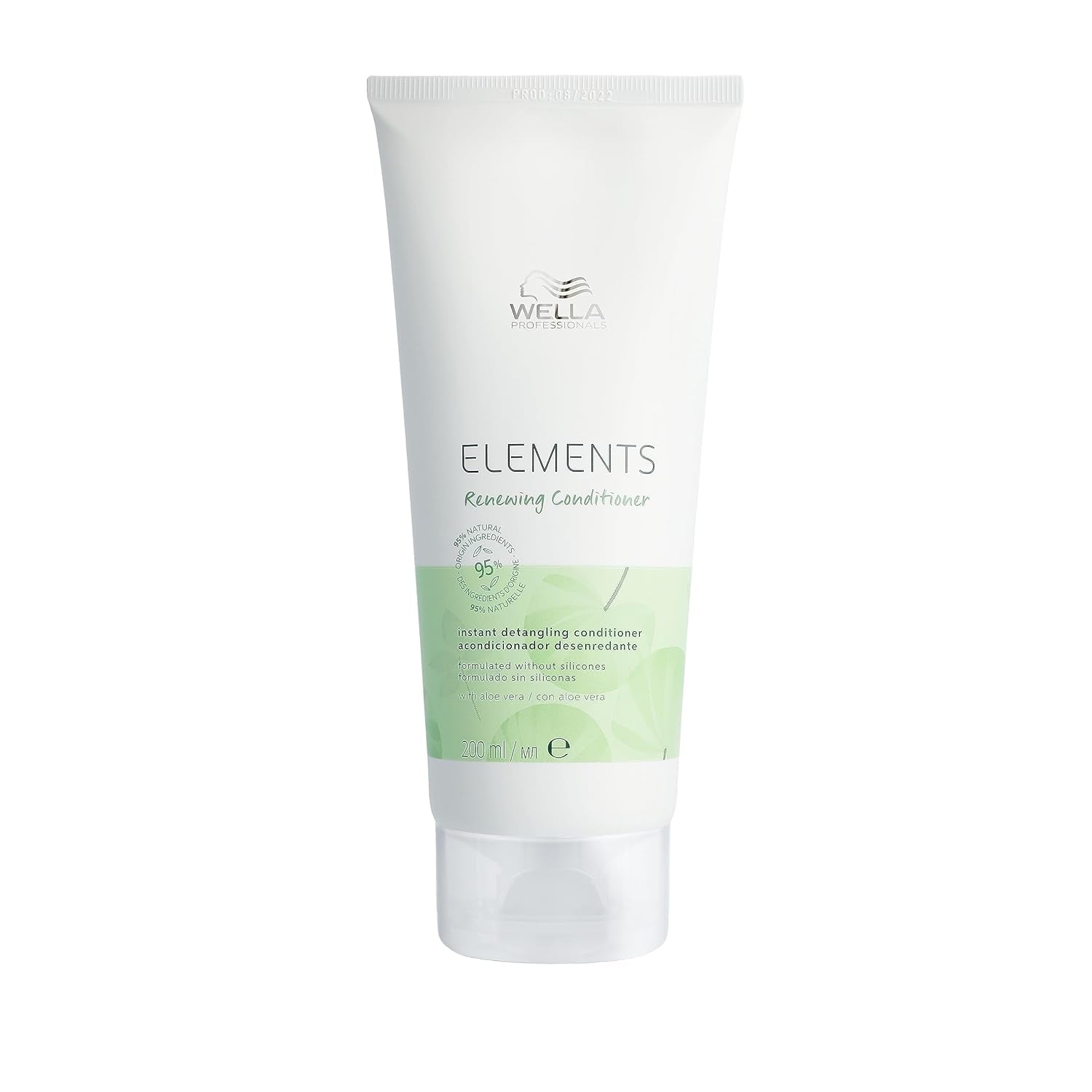 Wella Professionals Elements - naturlig pleje til tørt, beskadiget hår og følsom hovedbund - leave-in balsam, maske og spray med antioxidanter og olivenessens Naty Shop Conditioner Hair Mask 200ml