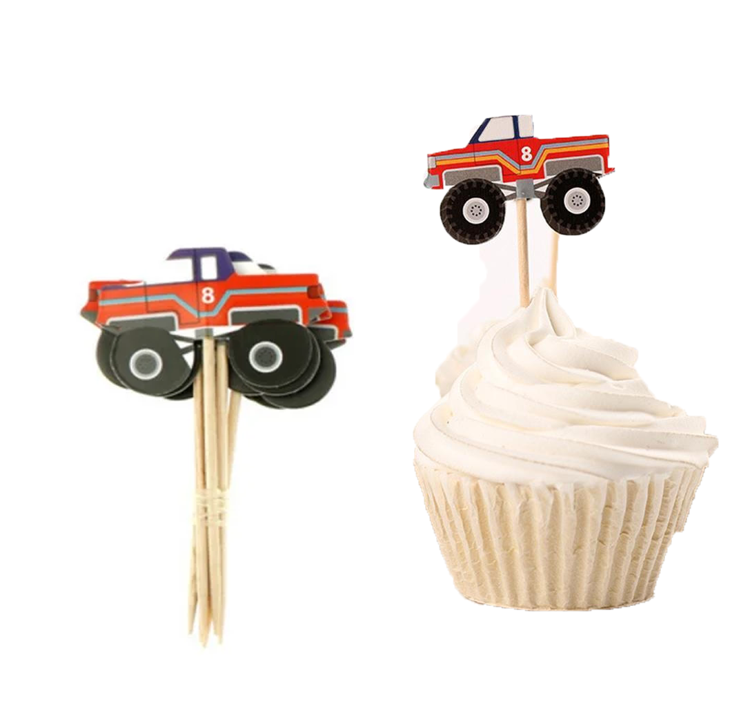 Van cupcake dekorationssæt, 12 dele Naty Shop