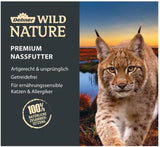 Dehner Wild Nature Katzenfutter Unterholz, Nassfutter getreidefrei / zuckerfrei, für ältere Katzen, Wildschwein, 6 x 400 g Dosis, (2,4 kg)