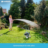 CELLFAST Haveslange 6-lags vandslange Dobbelt flettet stof vandingsslange UV-bestandig anti-alge fleksibel slange 32 bar 1 tommer 25 meter hobby