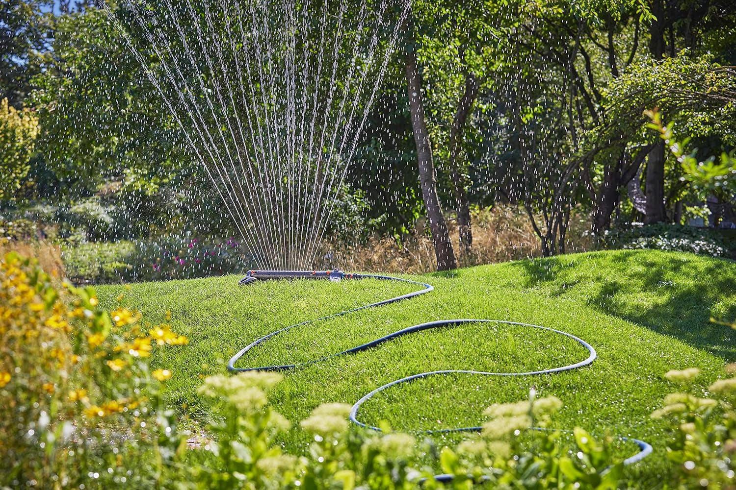 Gardena Liano Xtreme 3/4 tommer 25m sæt: Ekstremt robust tekstilhaveslange med let, vejrbestandig PVC inderslange (18482-20)