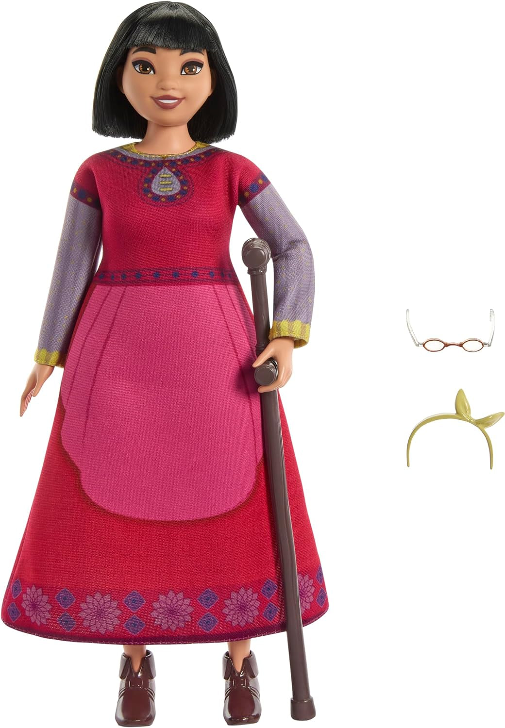 Mattel Disney Wish Dahlia of Rosas dukke og tilbehør, artikuleret modedukke, HPX24