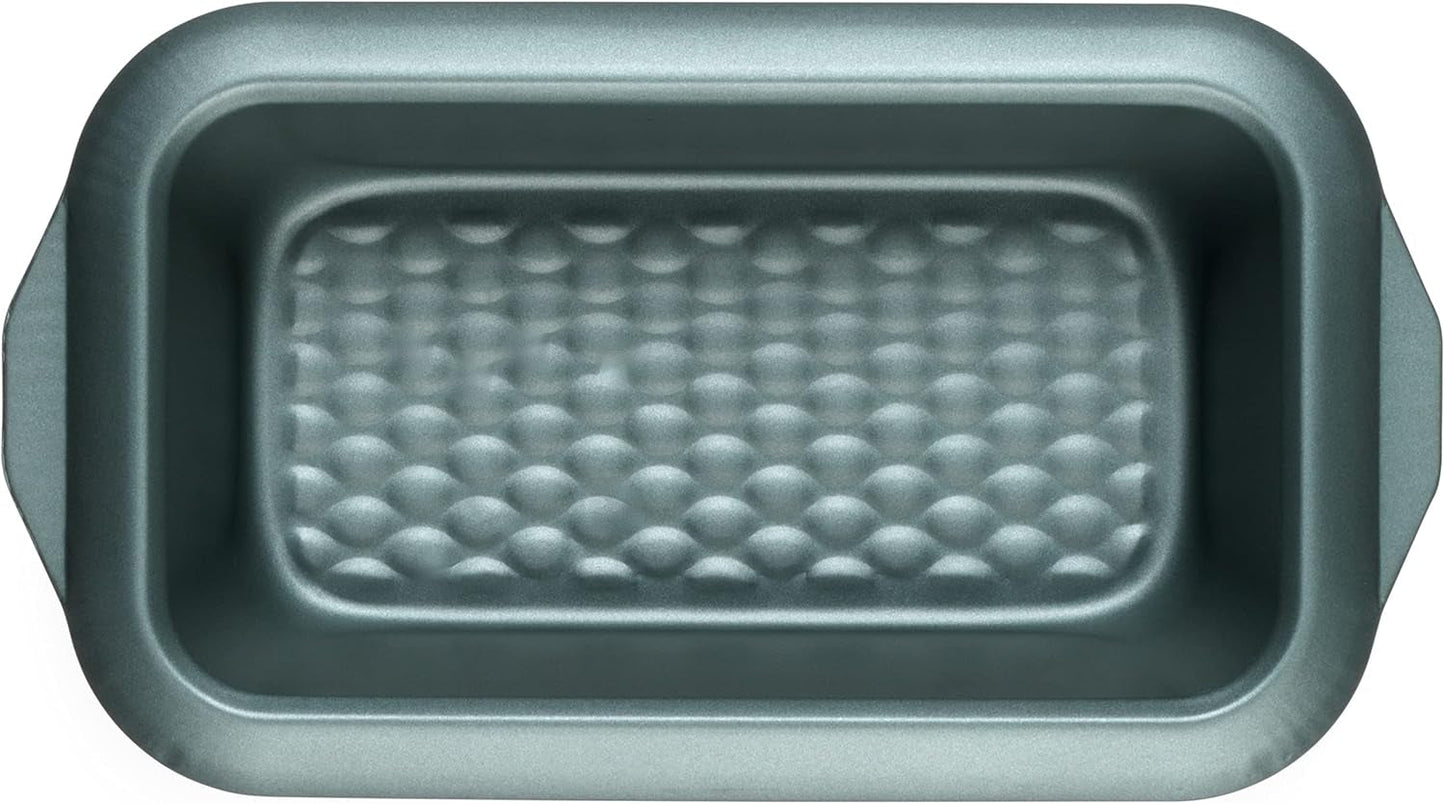 Progress BW09819G2EU7 Shimmer Kollektion, Runde Backform Aus Kohlenstoffstahl Mit Antihaftbeschichtung, Ideal Für Pies, Kuchen, Torten Und Quiches, 28 Cm, Grün Forme og bageplader Naty Shop 28Cm Laib Pfanne