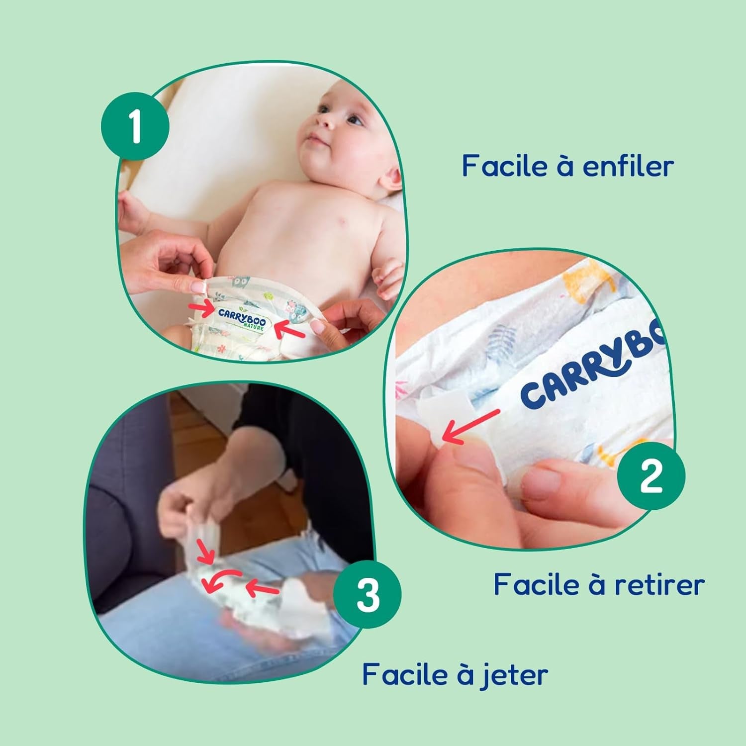 - Blestørrelse 4+ 9-20 kg – Ökologische Babywaidern – natürliche Babypflege, hypoallergen, ohne Parfüm und auslaufsicher – hermestellung in Frankreich – 126 engangsbleer – 1 måned