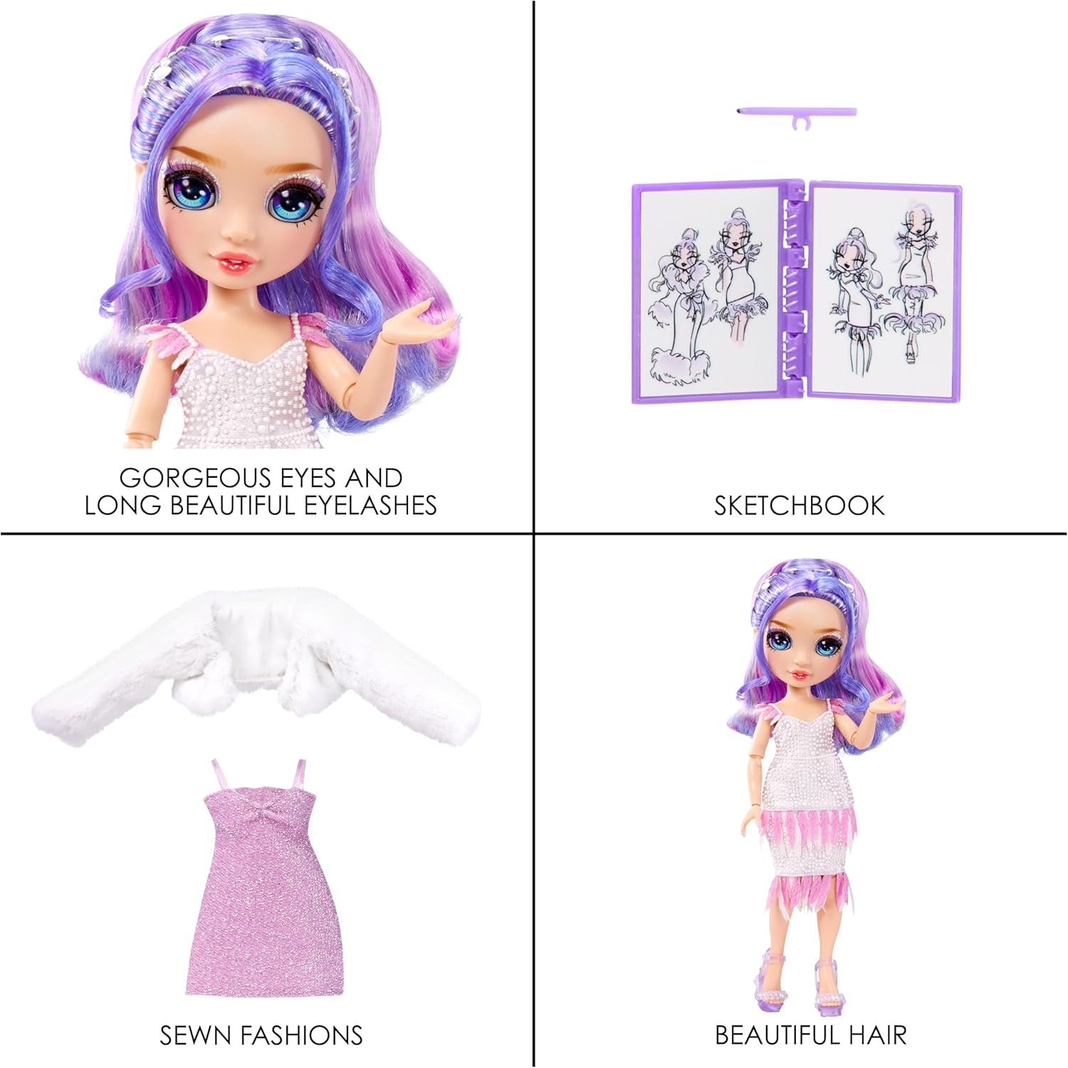 Rainbow High Fantastisk Fashion Lilla