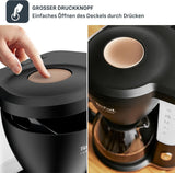 Tefal Includeo Filter Espressomaskine, Espressomaskine Ekstremt nem at bruge, Velegnet til højre- og venstrehåndede brugere, Automatisk lågåbning, 1,25 L, 10 til 15 kopper, CM533811