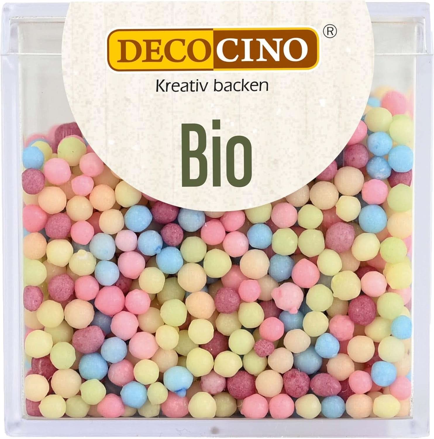 DECOCINO Økologiske drys perler - 60 gram - Økologiske dextrose sprinkles Sprinkles Naty Shop