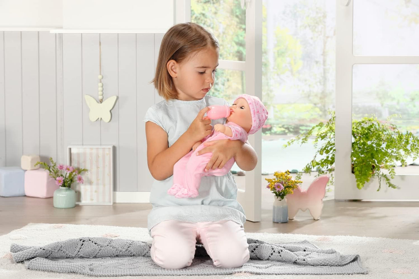 Annabell Lille Annabell blød dukke 36cm, med stofkrop og søvnige øjne, 36cm, 709870 Zapf Creation