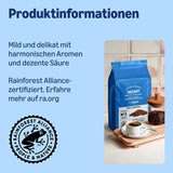 af Amazon Kaffeebohnen, entkoffeiniert, Lichte Röstung, 2 kg (2 Packungen mit 1 kg), Rainforest Alliance zertifiziert
