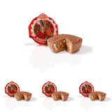 Reber Bites chokolade- og trøffeltærte, brandytrøfler på cremet nougat, dækket af delikat alpemælkchokolade, 40 g (1 stk.)