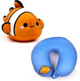 Puckator Swapseazzz Adoramals ocean clownfish 2-i-1 rejsepude og blødt legetøj Rejsepuder Naty Shop Standardtitel