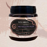 VEGAIROA - No Yellow Plex Mask - Neutraliserende maske til gule og orange toner - Fugtgivende pleje - Lilla pigment - Professionelt vegansk hårprodukt - 275 g Naty Shop hårmaske
