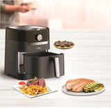 Tefal EY5018 Easy Fry & Grill Classic Air Fryer, 2 i 1 teknologi (Air Fryer og Grill), XL, 4,2 liter til 6 portioner, 1550 watt Hvidevarer Naty Shop
