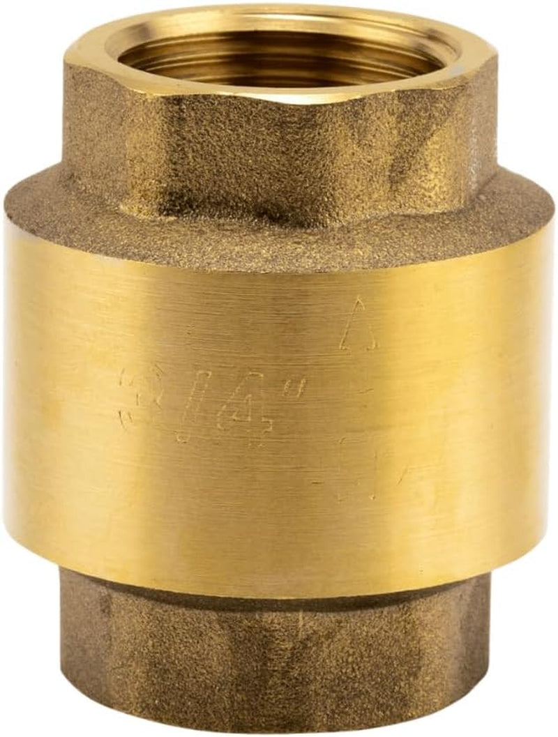 Gardena messing mellemventil: Envejsventil af massiv messing, 42 mm (G 1 1/4 tomme) gevind til tilslutning til pumper (7232-20)