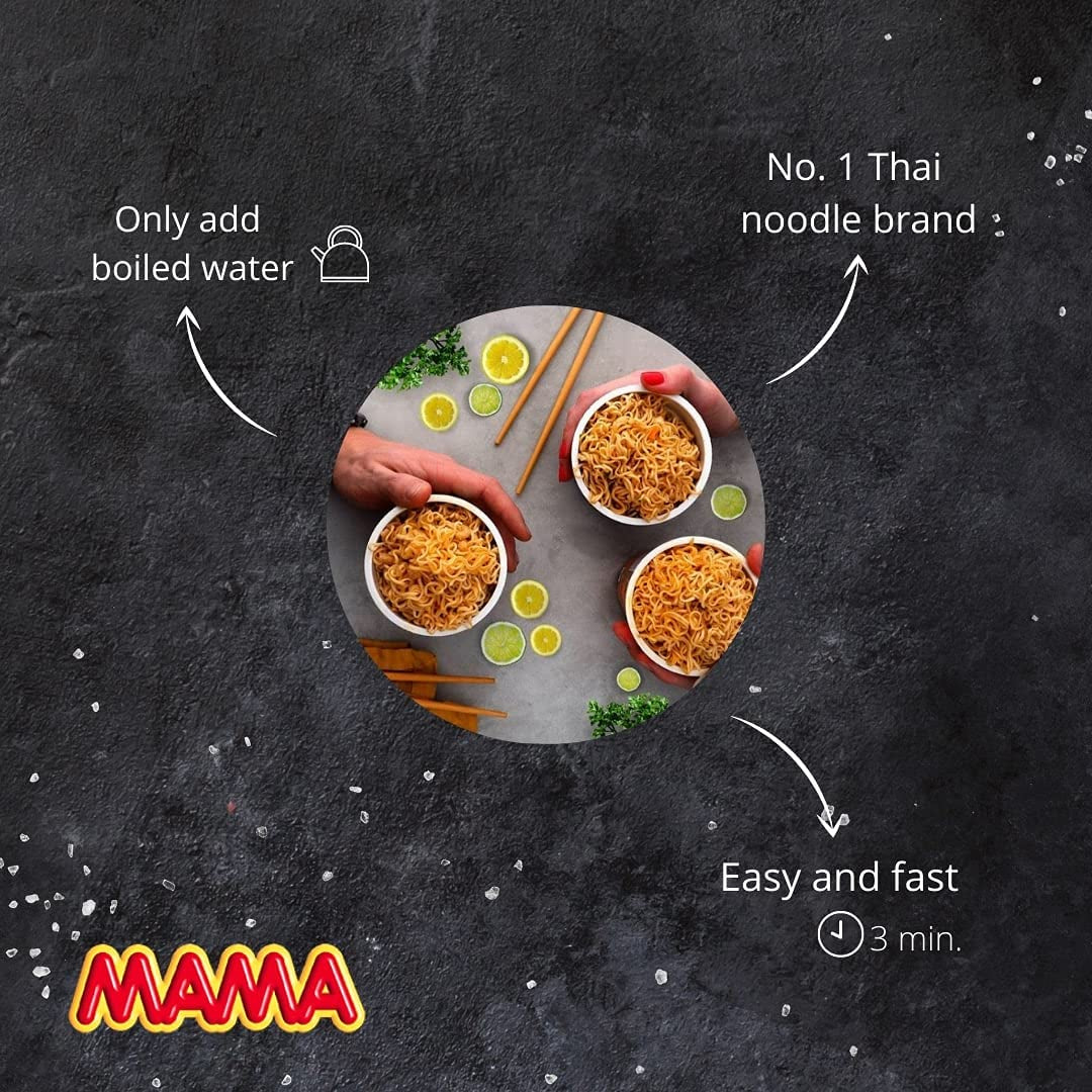 MAMA - Instant nudler med grøntsager - (1 x 60g)