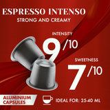 Caffe Borbone Espresso Styrke 9/10 Nespresso-kompatible 10 kaffekapsler