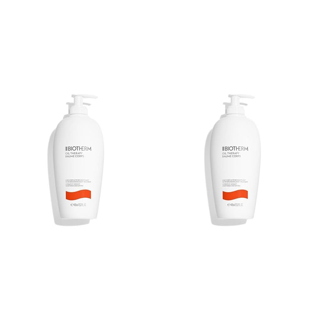 Biotherm Oil Therapy, speciel bodylotion til ru og tør hud, 400 ml Naty Shop Sæt til brusebad og bad 2 x 400 ml