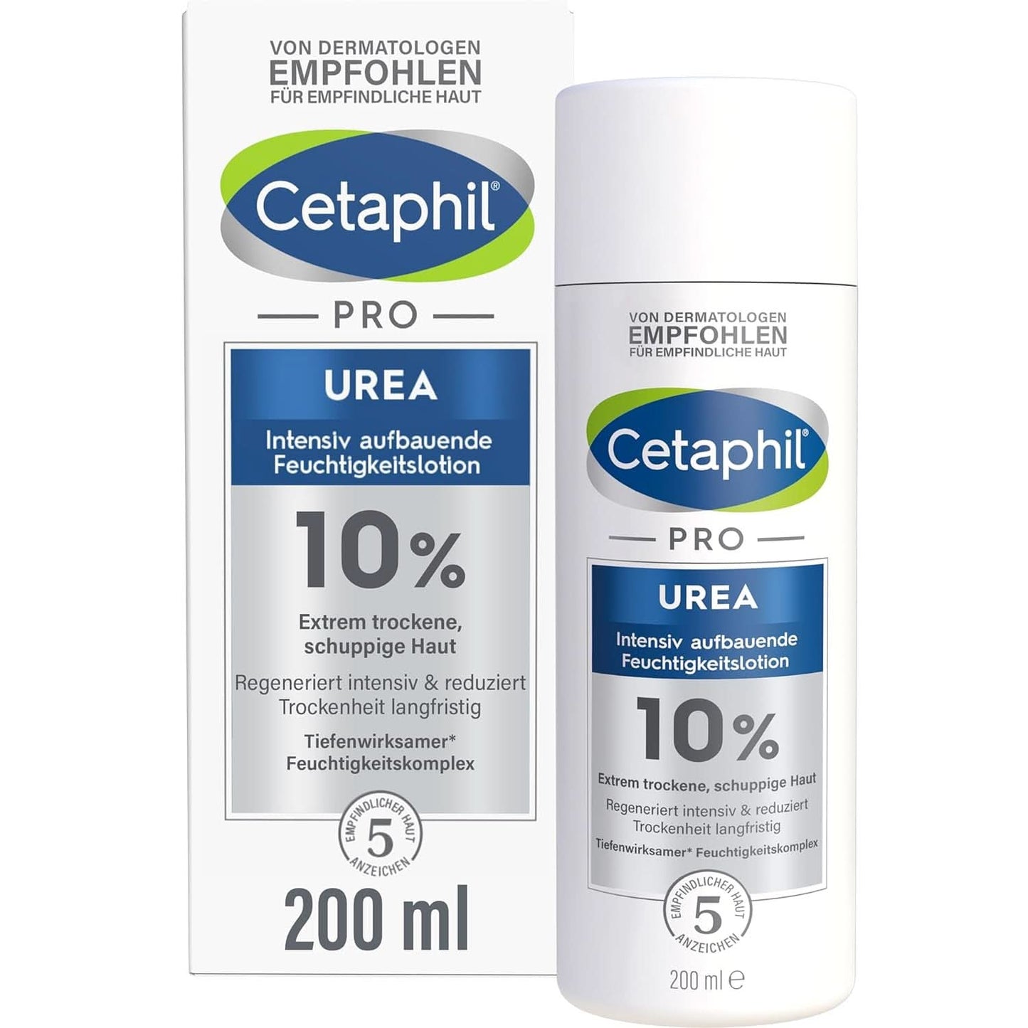 CETAPHIL PRO Urea 10% Intensiv reparerende fugtgivende lotion, 500ml Kosmetik og skønhed Naty Shop 200 ml