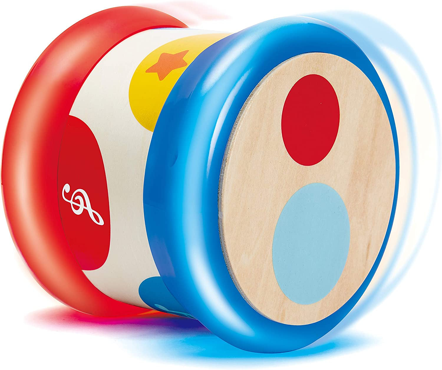 Hape Babytromme | Rullende musiklegetøj for de små til at lære rytme og forskellige lyde, batteridrevet, fra 6 måneder Baby Toys Naty Shop