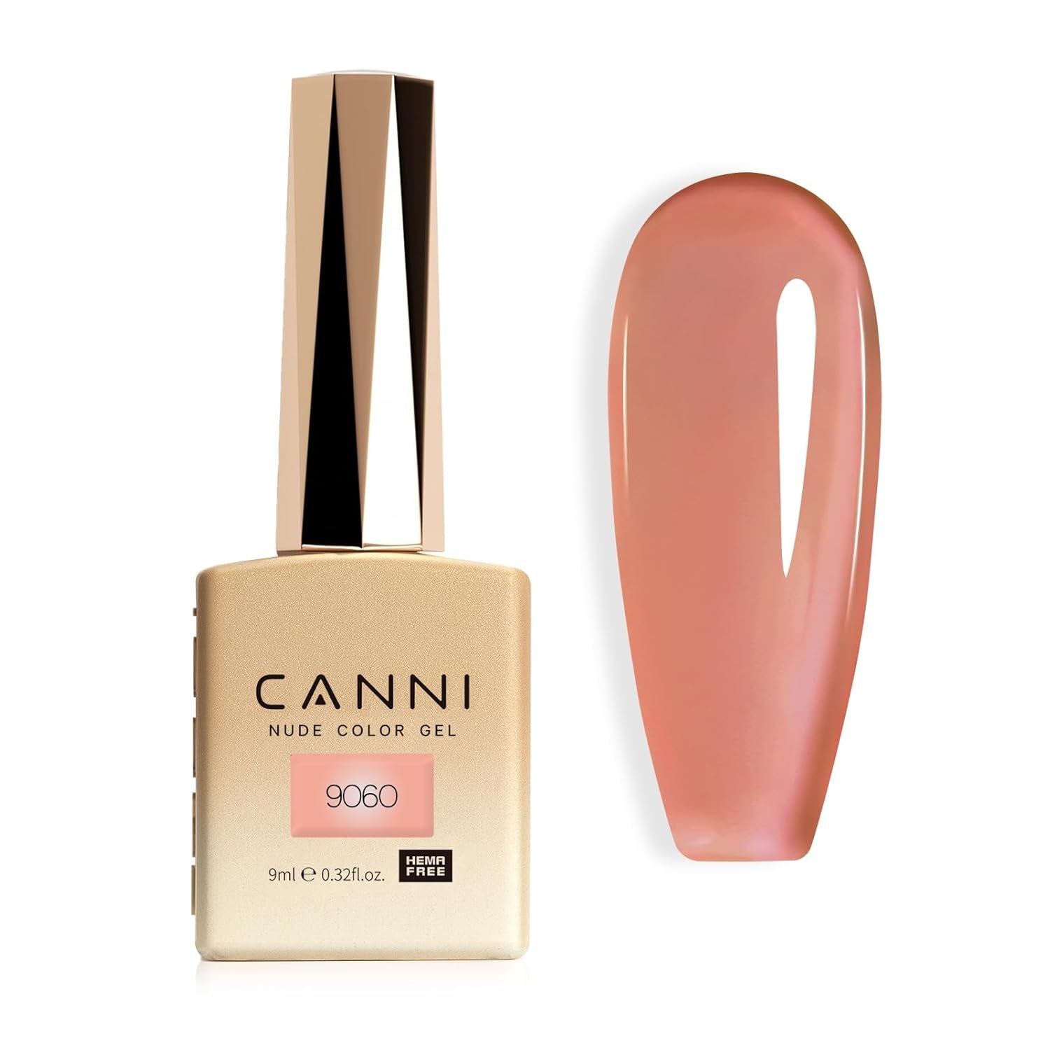 CANNI gel neglelak, semi-permanent, mørk lilla, neglelak, UV gel, soak off, manicure