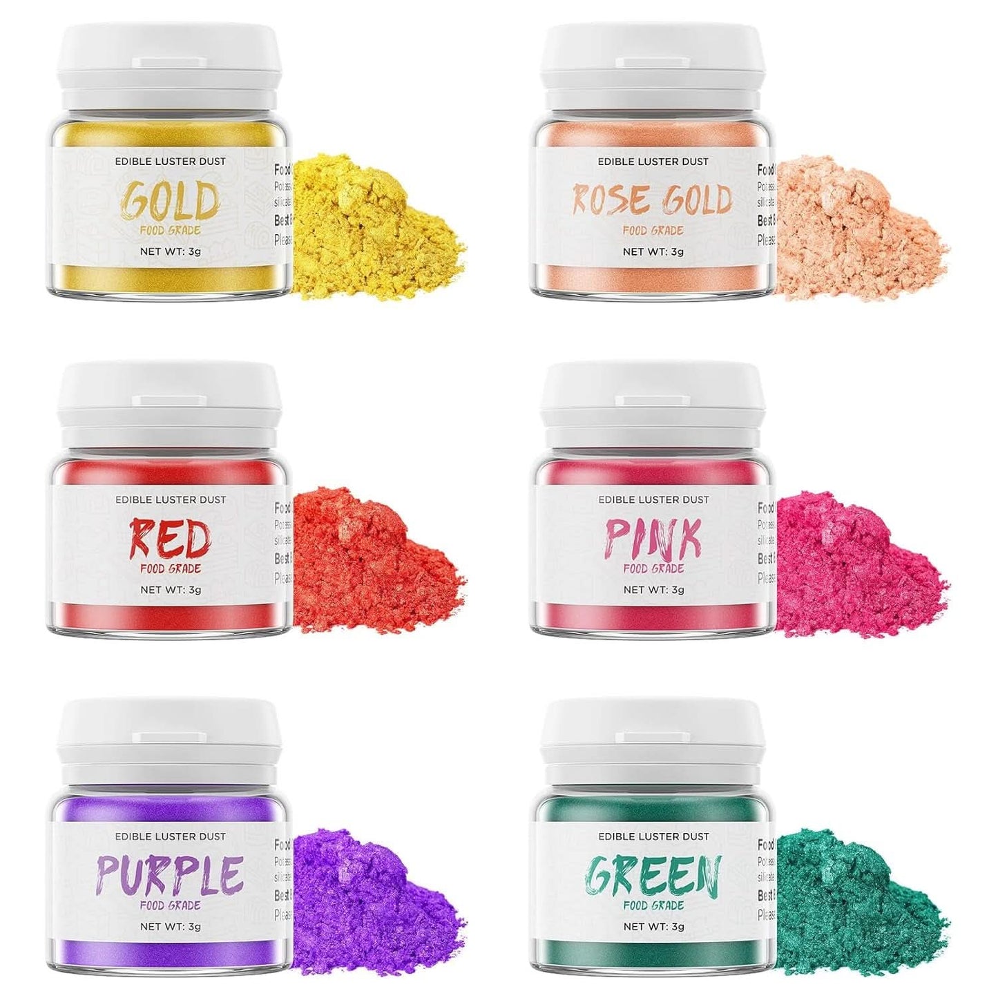 Spiselig glitter, 3 gram Naty Shop