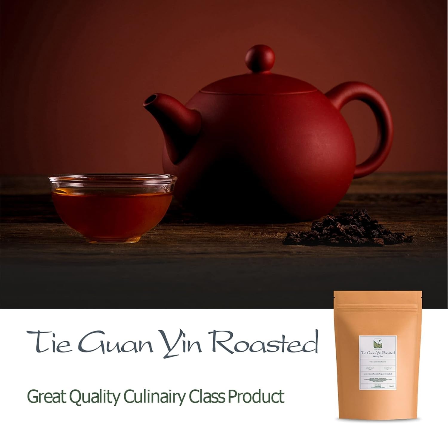 Tie Guan Yin Oolong Tea - Brændt blå te Ti Kuan Yin Kina - kinesisk Wu Long Tea Tieguanyin - Blå te Olongh Tea Olongo Tea