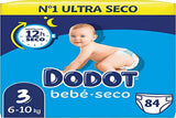 Bebé-Seco bleer, str. 3, 6 kg - 10 kg, 84 bleer, tørrer op til 12 timer