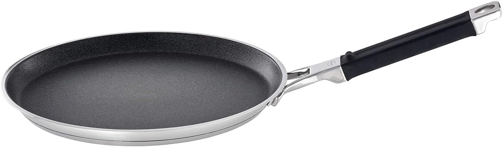 RÖSLE SILENCE PRO pandekagepande, premium ridsefast Proresist non-stick belægning, 18/10 rustfrit stål, velegnet til induktion Gryder og pander Naty Shop Crêpes Pfanne