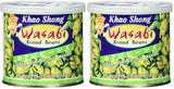 Khao Shong stegte grønne ærter med wasabi, sprøde ærter i en krydret dej, et fedtfattigt alternativ til nødder, medium krydret, 1 dåse på 140 g | 140 g (1 pakke)