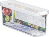 CARE + PROTECT Smart madbeholder, perfekt stabelbar, køleskabsorganisator, beskytter mad mod fugt, holder maden frisk i længere tid, 2,15 L Madopbevaringsbokse Naty Shop 2 L
