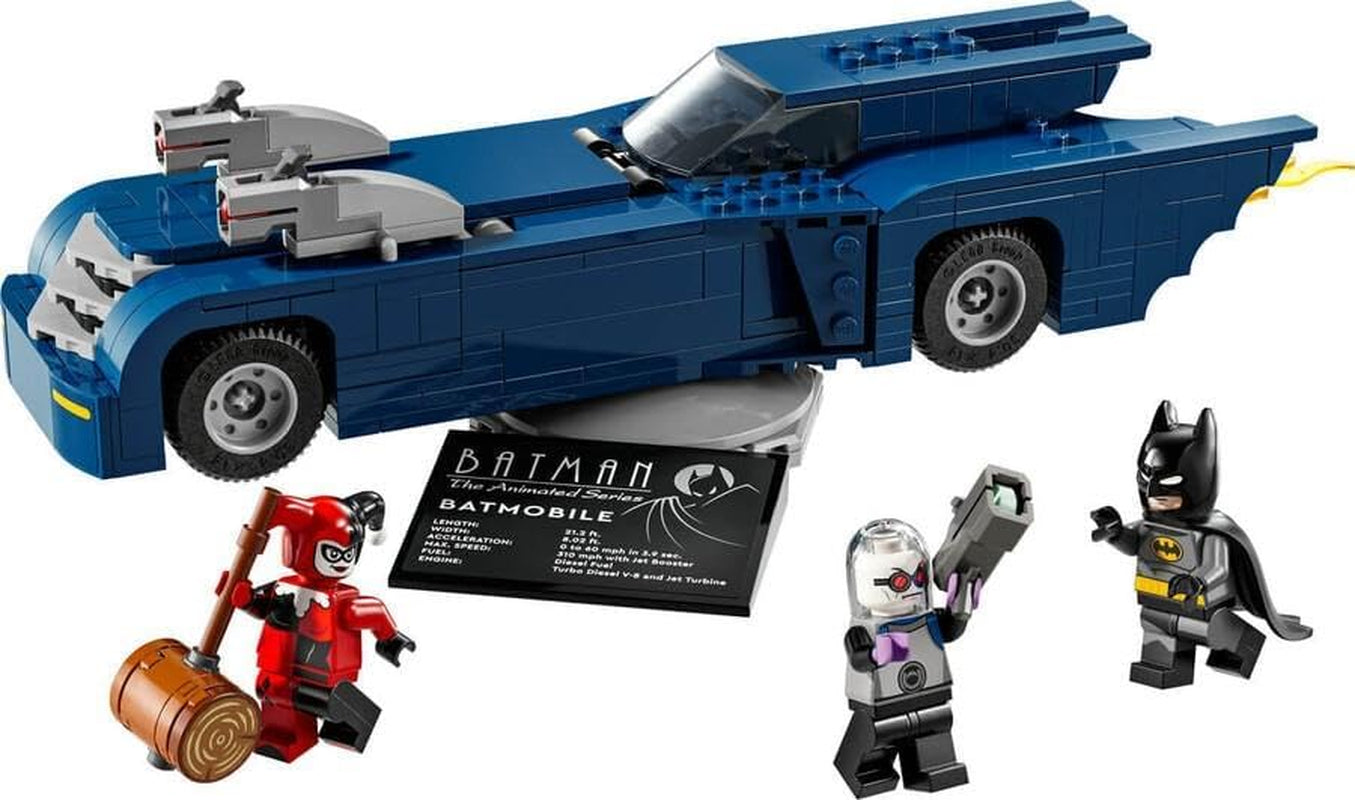 LEGO DC Batman: Batman in the Batmobile vs. Harley Quinn og Mr Freeze tegneserielegetøjsbil til børn Gave til drenge og piger 8 år 76274 Byggesæt Besuche den LEGO-Store