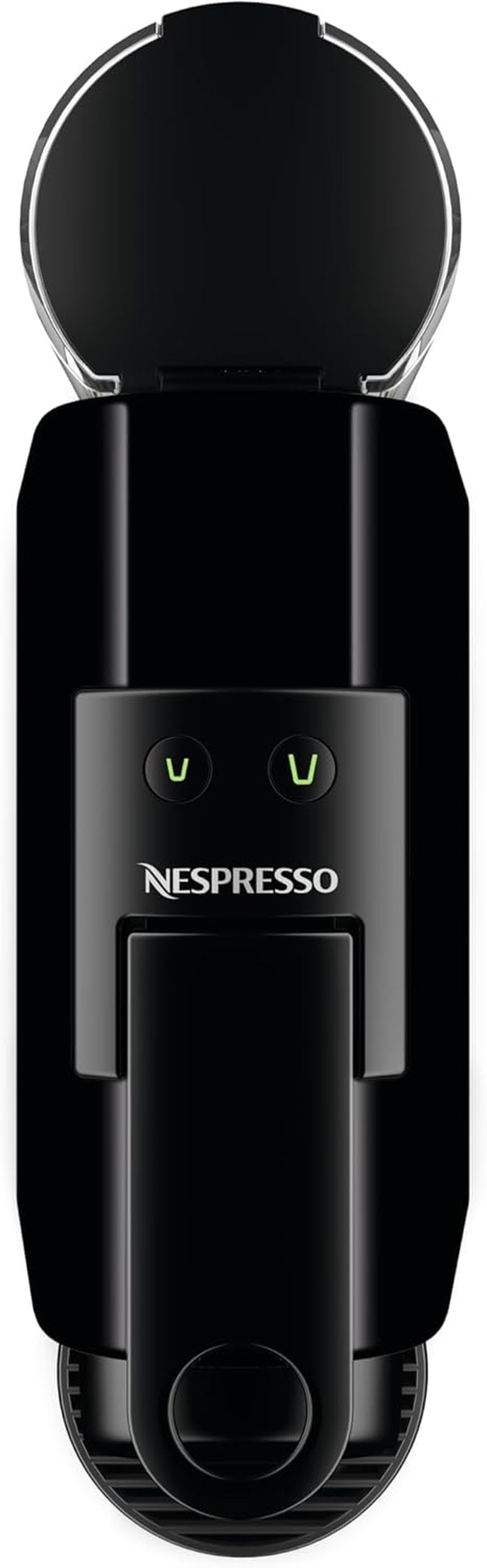 Espressomaskine med Nespresso De'Longhi Essenza Mini kapsler, sort | Pumpetryk 19 bar | Vandtank 0,6 l | Til espresso og lungo | Lille espressomaskine – Store kaffeøjeblikke | EN85.B