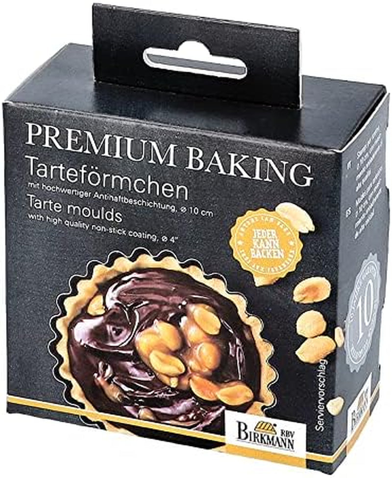 RBV Birkmann Premium Bagning, tærteform, Ø 10 cm, 6 stykker, med aftagelig bund Forme og bageplader Naty Shop
