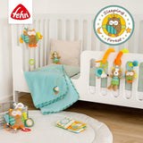 Fehn Activity Spiral Sleeping Forest - rør og hold klapvognslegetøj - babylegetøj til seng, kravlegård, barnevogn og autostol - motorisk aktivitetslegetøj til babyer og småbørn fra 0+ måneder Babylegetøj Naty Shop
