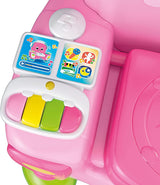 Clementoni 17755 Syngende lænestol med lyserød lyd og dans - interaktiv og multifunktionel lænestol til børn på italiensk, legetøj 1 år - Made in Italy, flerfarvet Toys Bebe Naty Shop