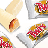 Twix hvide chokoladebarer | Karamel, kiks, hvid chokolade | Chokolade Multi Pack | 5 barer (5 x 46 g) (pakke med 5)