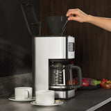 AEG Deli 5 espressomaskine, 1,5 l, programmerbar timer, holde varm funktion, sikkerhedsstop, vandstandsindikator, optimal dosering, anti-dryp funktion, rustfrit stål, CM5-1-6ST