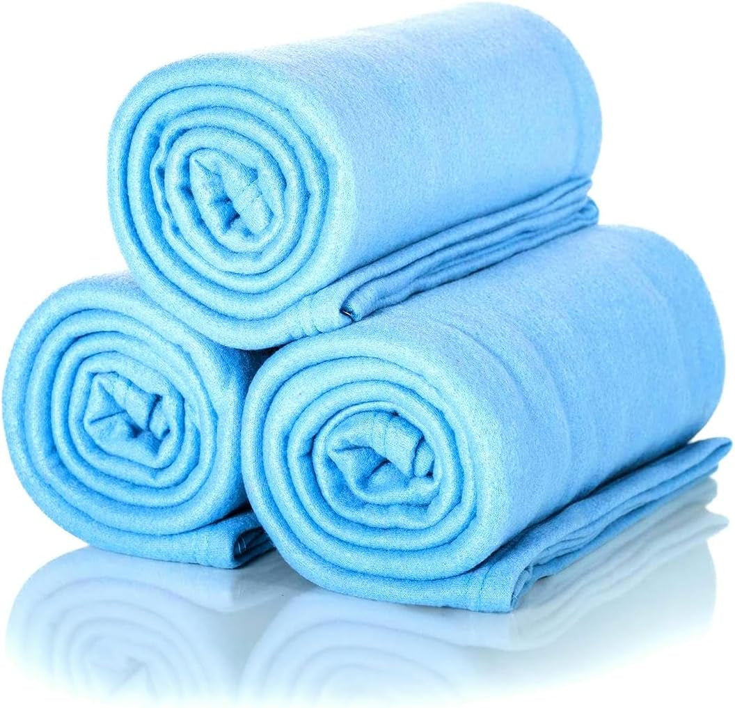 ALCLEAR 3 styks Oeko Tex fleece tæpper, farve: antracit, stor størrelse 130X160 Cm, over 200 G/M2, sofa tæppe sofa tæppe tæppe stue tæppe, picnic tæppe sofa tæppe senge og tæpper Besuche den ALCLEAR-Store Denim blå 130m2