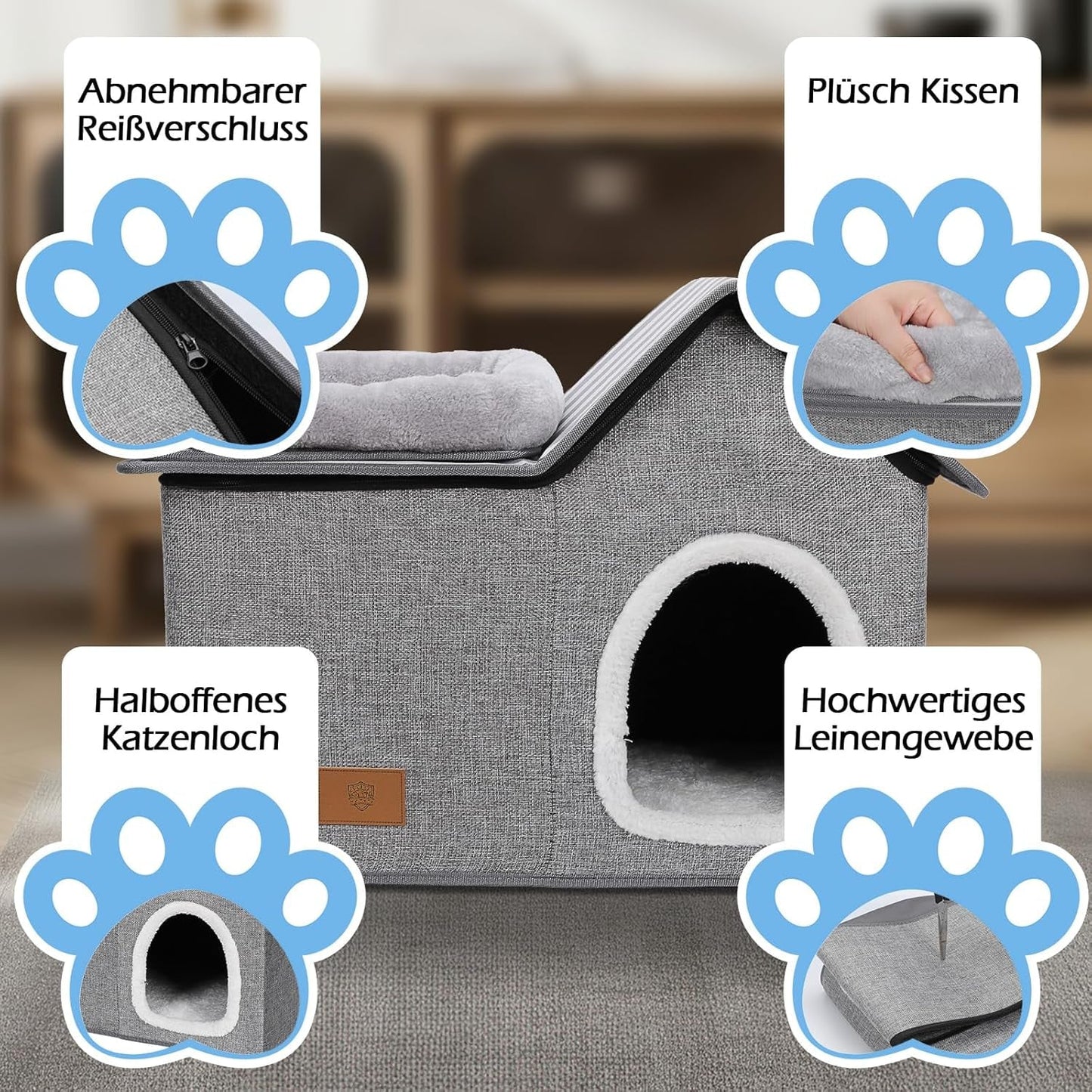 Tæpper og møbler, kæledyr, huler og huse, katte, kattesenge, katte - senge, madrasser