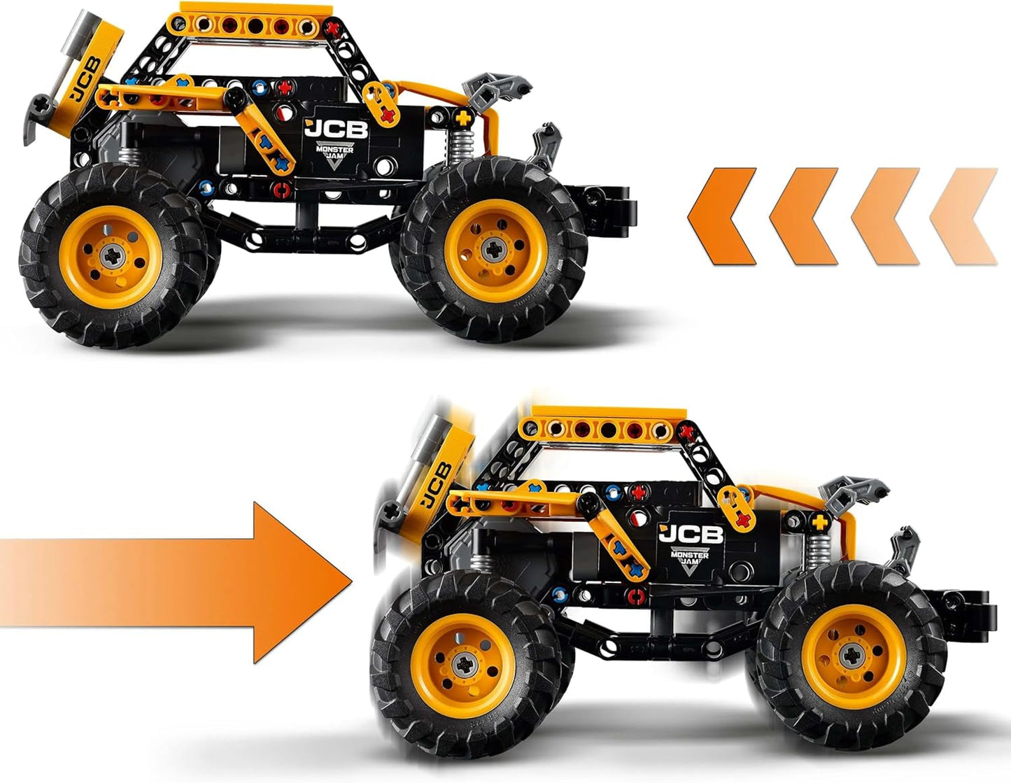 LEGO Technic Monster Jam Digatron, Monster Truck legesæt til børn, byggelegetøj til børn, drenge og piger fra 7 år, gaveideer til fans af Monster Trucks og Motorsport 42199 Byggesæt Besuche den LEGO-Store
