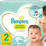 Pampers (gammel version), trusser, str. 4, 9 kg-15 kg, trepakning (1 x 88 bleer)