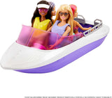 Barbie HHG60 - Havfruemotorbåd med 2 dukker (blond/brunette) og forskelligt tilbehør, legetøj til børn fra 3 år og opefter