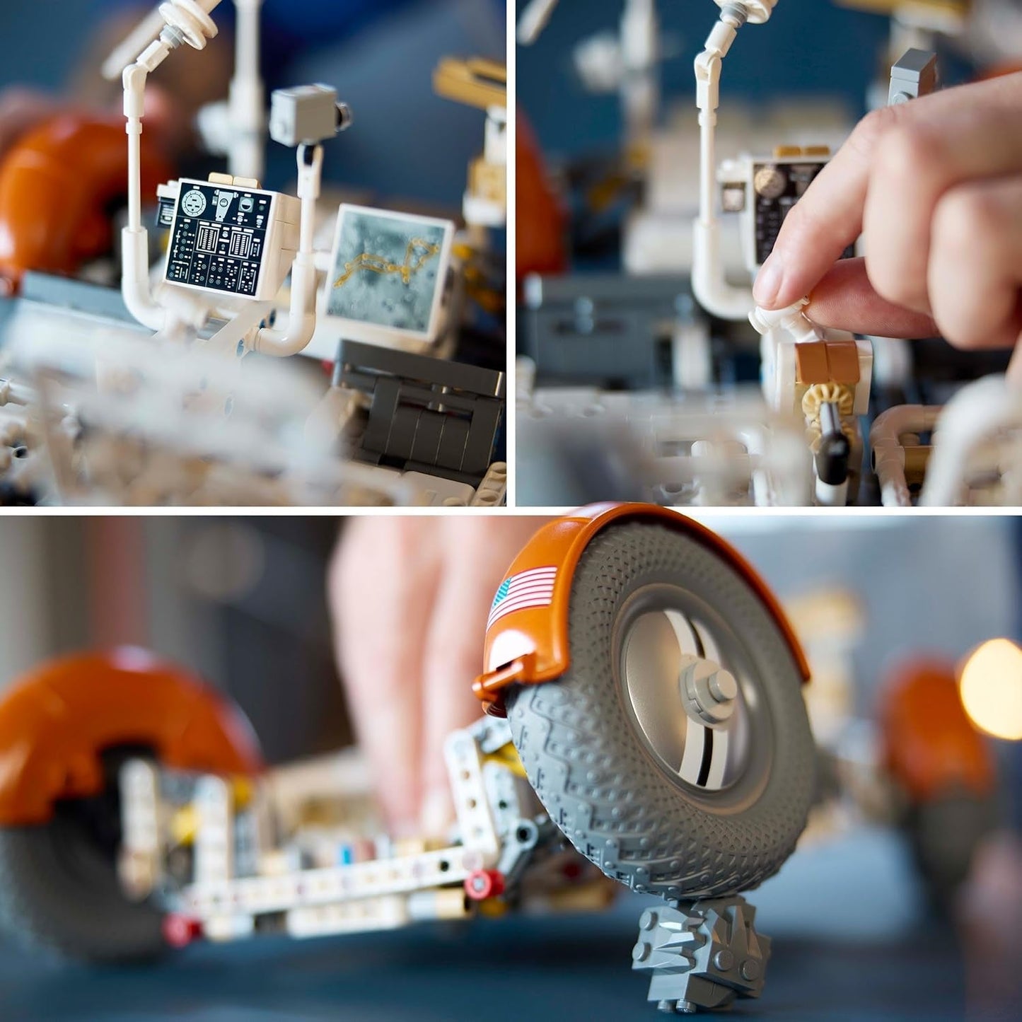 LEGO Technic NASA Apollo Lunar Roving Vehicle (LRV), Lunar Rover-model for voksne, rumsamlerobjekt for videnskabsentusiaster, byggelegetøj, rumfartøjsmodel 42182 byggesæt Besuche den LEGO-Store
