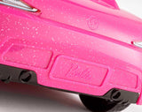 Barbie dukke og pink glitter cabriolet, realistiske dæk, logo, legetøj fra 3 år og op, DJR55