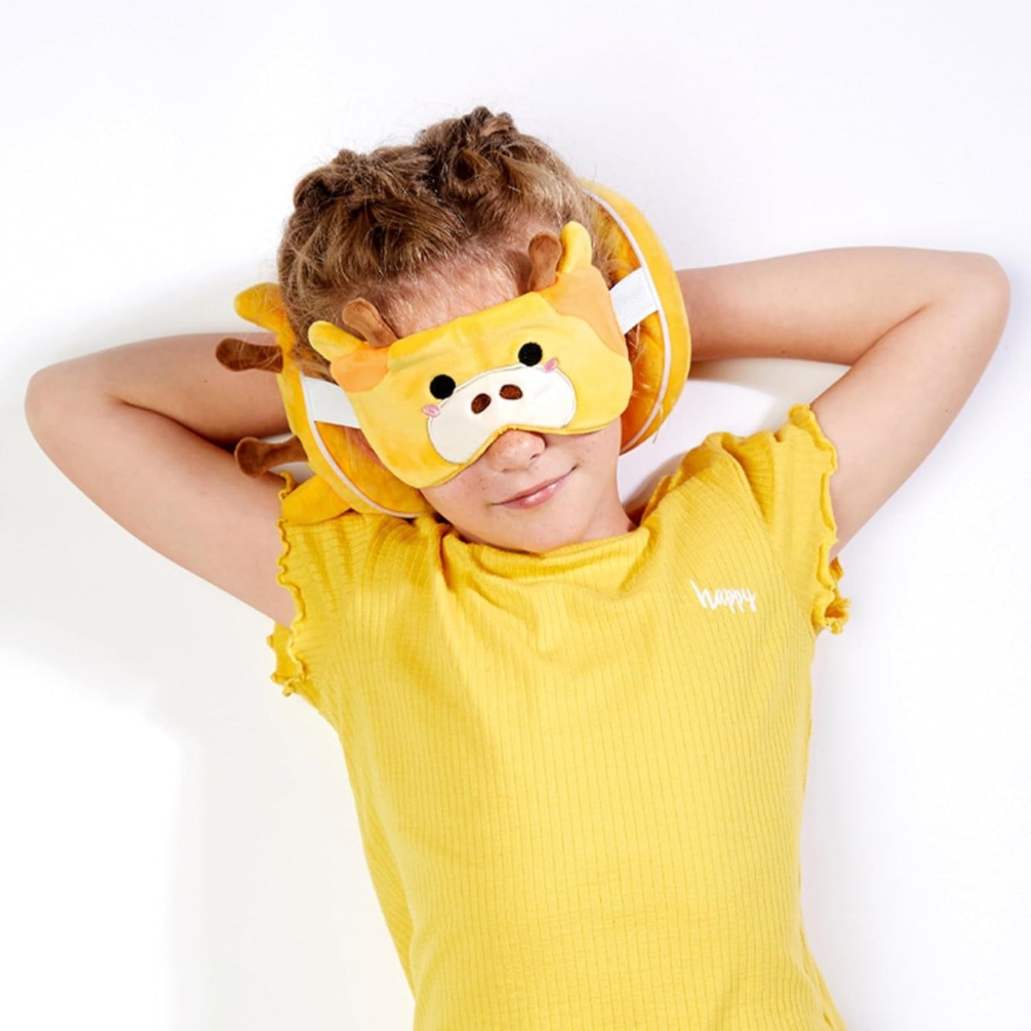 Puckator Giraffe Pude, EPS 93% Polyester, 7% Elastan, Flerfarvet, Standard Størrelse Rejsepuder Naty Shop