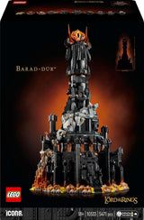 LEGO Ikoner Ringenes Herre: Barad-Door voksenbyggesæt med Sauron, Gothmog, Orc, Frodo, Sam og Gollum Minifigurer Film Memorabilia Fan Samlerobjekt 10333 Byggesæt Beuche den LEGO-Store